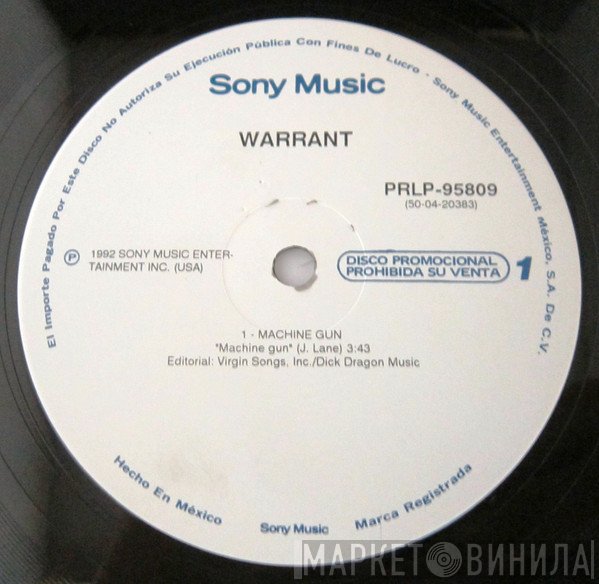 Warrant  - Machine Gun