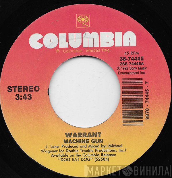 Warrant  - Machine Gun