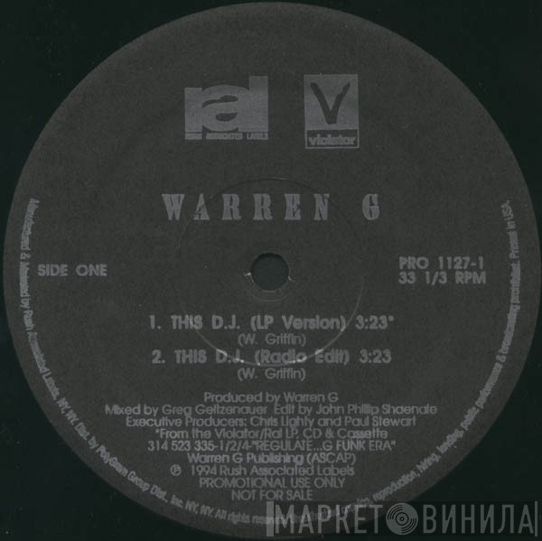 Warren G - This DJ