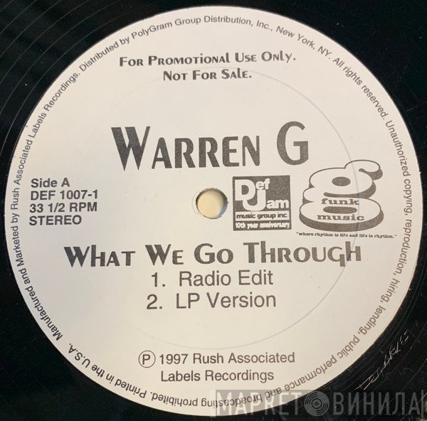 Warren G - What We Go Through