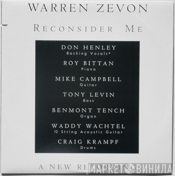 Warren Zevon  - Reconsider Me