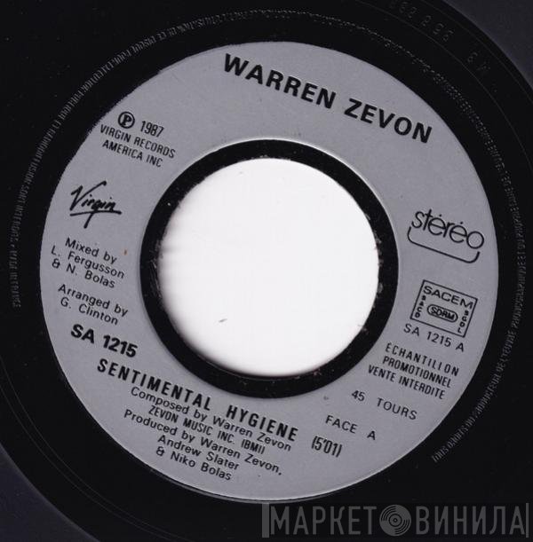 Warren Zevon  - Sentimental Hygiene
