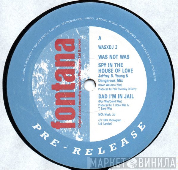 Was (Not Was) - Spy In The House Of Love