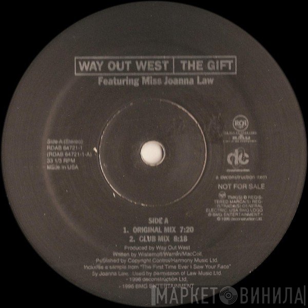 Way Out West, Sasha, Maria Nayler, Joanna Law - The Gift / Be As One