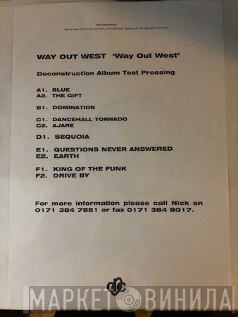 Way Out West  - Way Out West