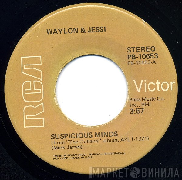 Waylon Jennings, Jessi Colter - Suspicious Minds