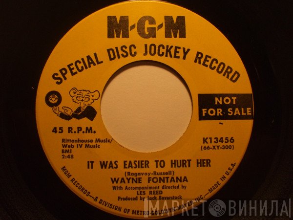 Wayne Fontana - It Was Easier To Hurt Her