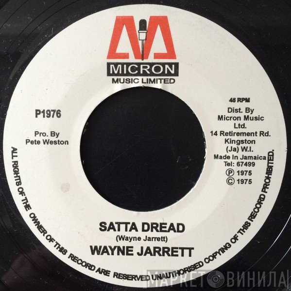 Wayne Jarrett - Satta Dread
