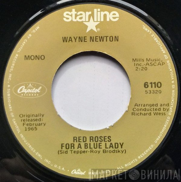 Wayne Newton  - Red Roses For A Blue Lady / One More Memory