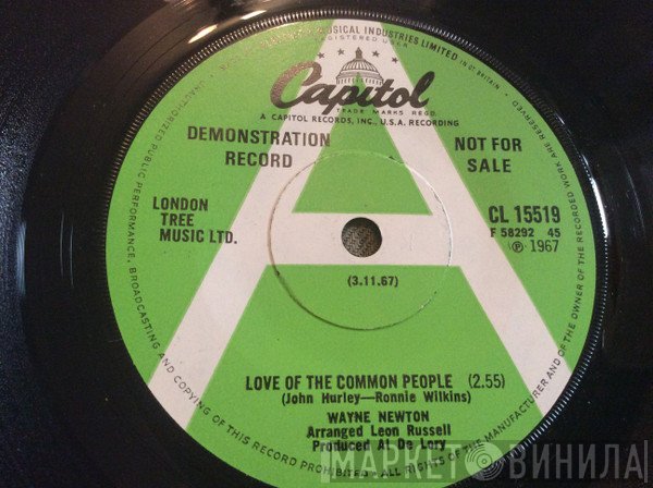 Wayne Newton - Love Of The Common People