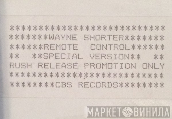 Wayne Shorter - Remote Control