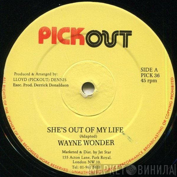 Wayne Wonder, Steve Knight  - She's Out Of My Life / Sharing The Night
