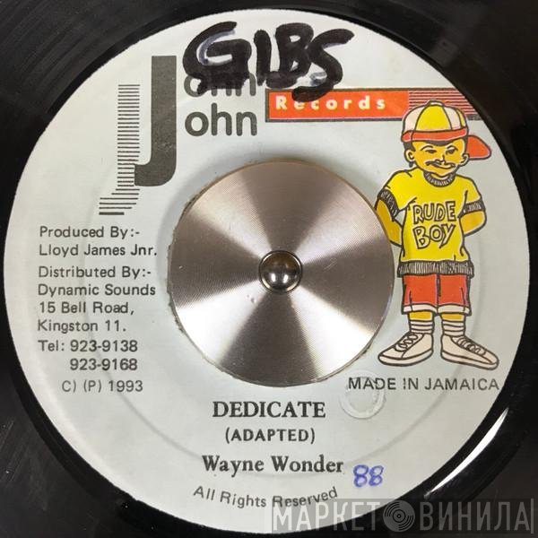 Wayne Wonder  - Dedicate