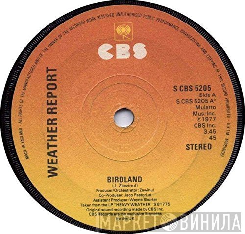 Weather Report  - Birdland