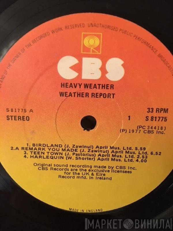 Weather Report  - Heavy Weather