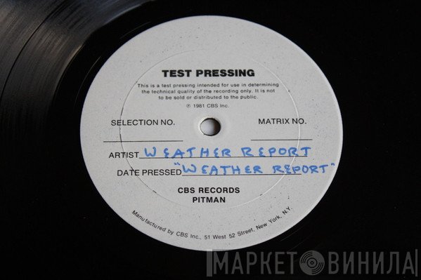Weather Report  - Weather Report