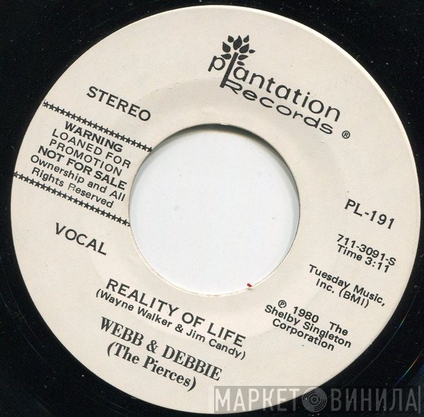 Webb Pierce, Debbie Pierce - Reality Of Life