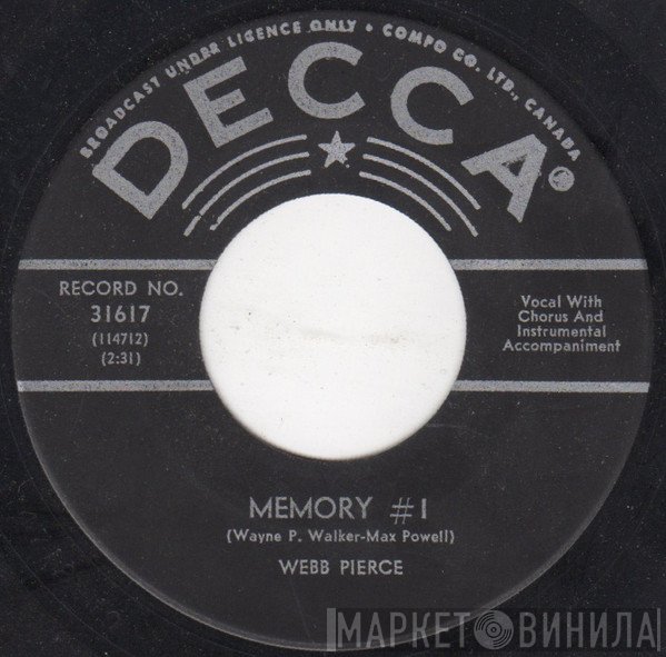 Webb Pierce  - Memory #1