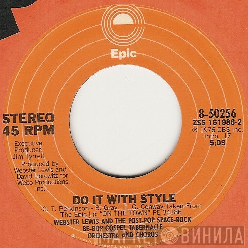 Webster Lewis  - Do It With Style