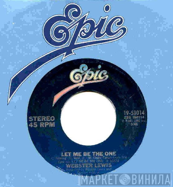 Webster Lewis  - Let Me Be The One