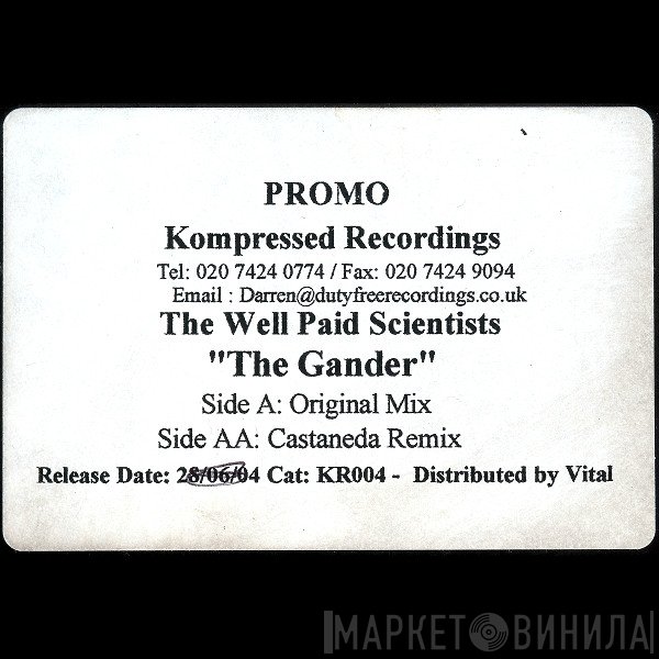 Well Paid Scientists - The Gander