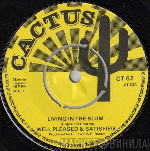 Well Pleased And Satisfied, Sonny Miller  - Living In The Slum / Don't Say I'm Your Man