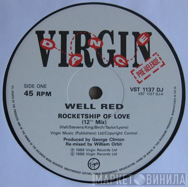 Well Red - Rocketship Of Love