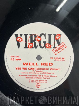 Well Red - Yes We Can