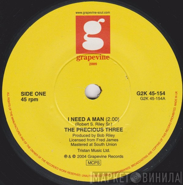 Wendell Watts, The Precious Three - I Need A Man / You Girl