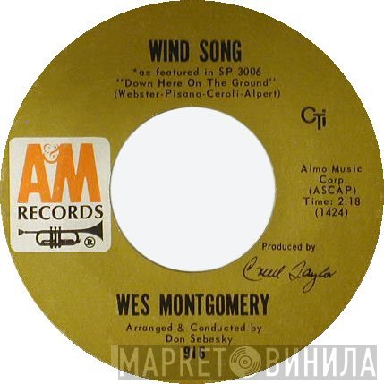 Wes Montgomery - Wind Song / Goin' On To Detroit