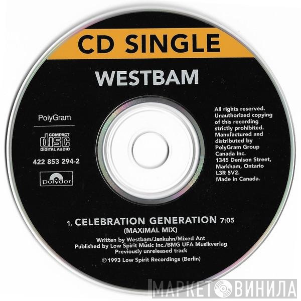 WestBam  - Celebration Generation