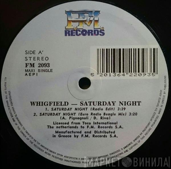 Whigfield  - Saturday Night