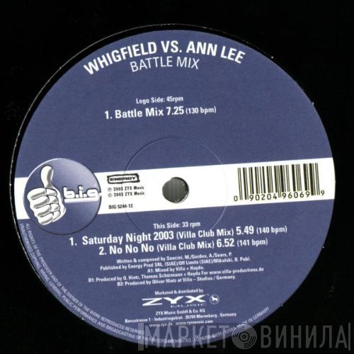 Whigfield vs. Ann Lee  - Battle Mix