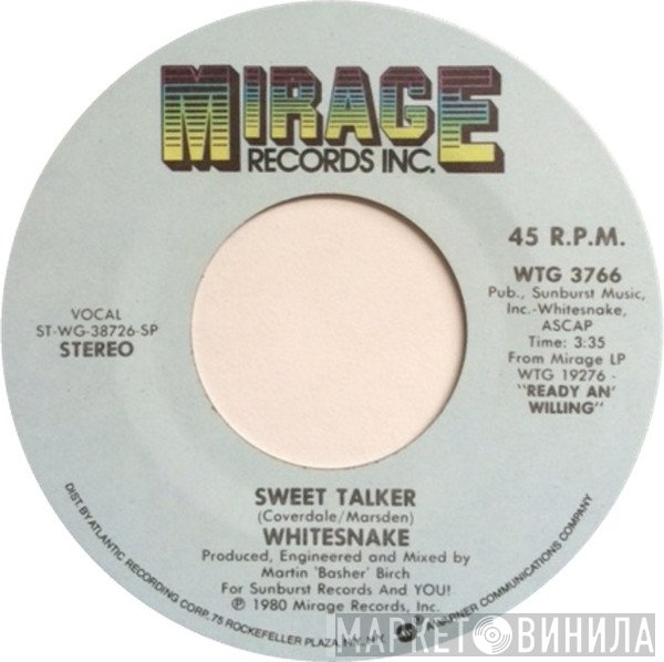 Whitesnake  - Sweet Talker