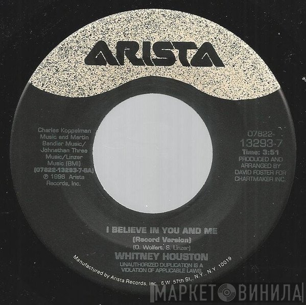 Whitney Houston - I Believe In You And Me / Step By Step