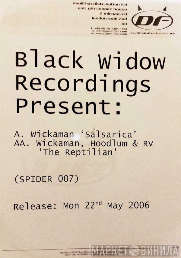 Wickaman & Hoodlum, Wickaman, RV - Salsarica / The Reptilian