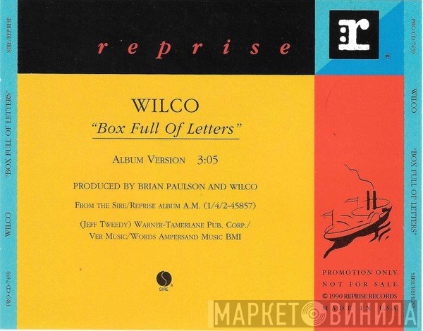 Wilco  - Box Full Of Letters