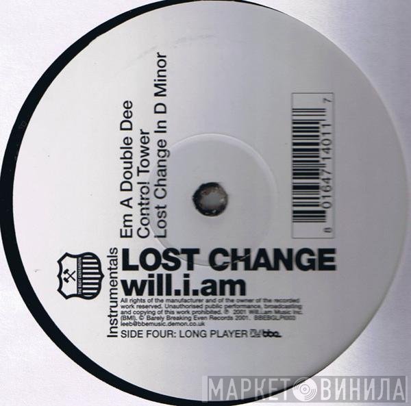 Will I Am - Lost Change Instrumentals