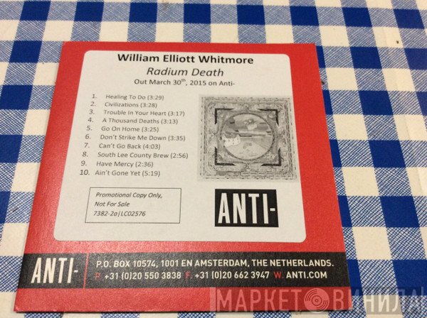 William Elliott Whitmore  - Radium Death