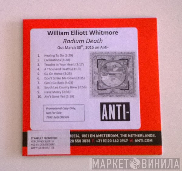 William Elliott Whitmore  - Radium Death