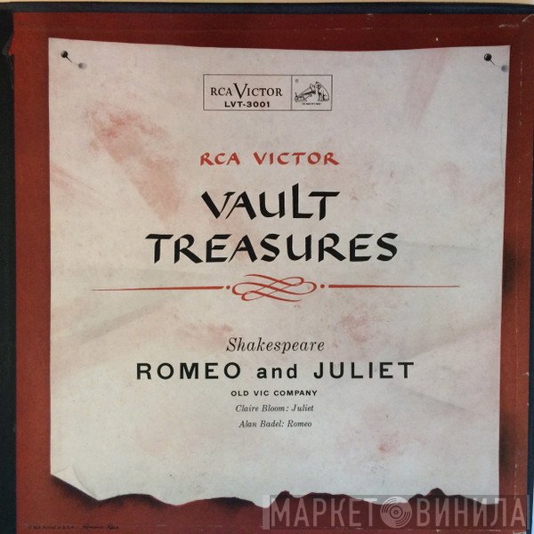 William Shakespeare, Old Vic Company, Claire Bloom, Alan Badel  - Romeo And Juliet
