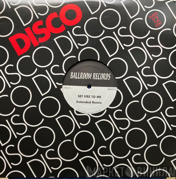 Willie Colón, Gino Soccio - Set Fire To Me / Dancer