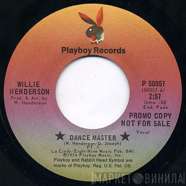 Willie Henderson  - Dance Master