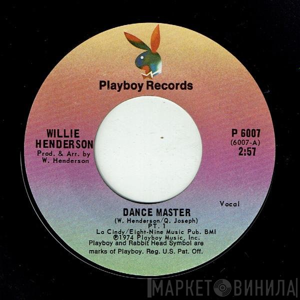 Willie Henderson  - Dance Master