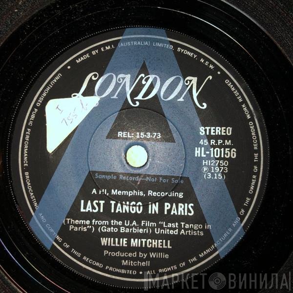 Willie Mitchell  - Last Tango In Paris
