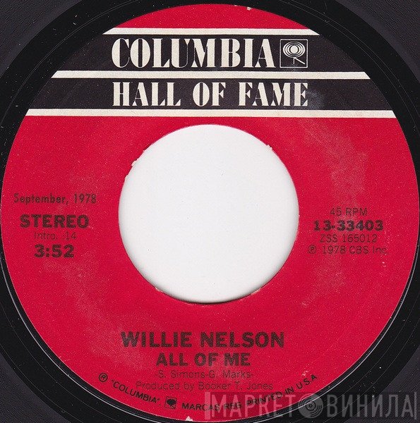 Willie Nelson  - All Of Me
