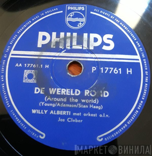 Willy Alberti  - De Wereld Rond / Twee Lippen Zo Rood