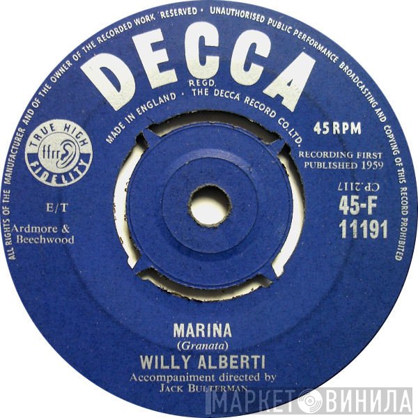 Willy Alberti - Marina