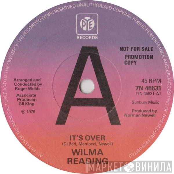 Wilma Reading - Its Over