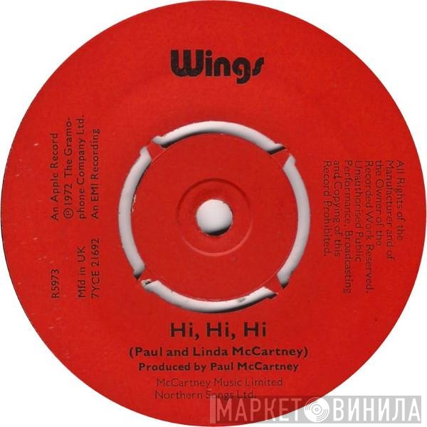 Wings  - Hi, Hi, Hi / C Moon